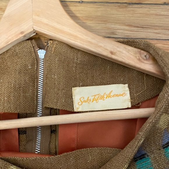 Vintage wool dress - Saks Fifth Avenue - Picture 4 of 4